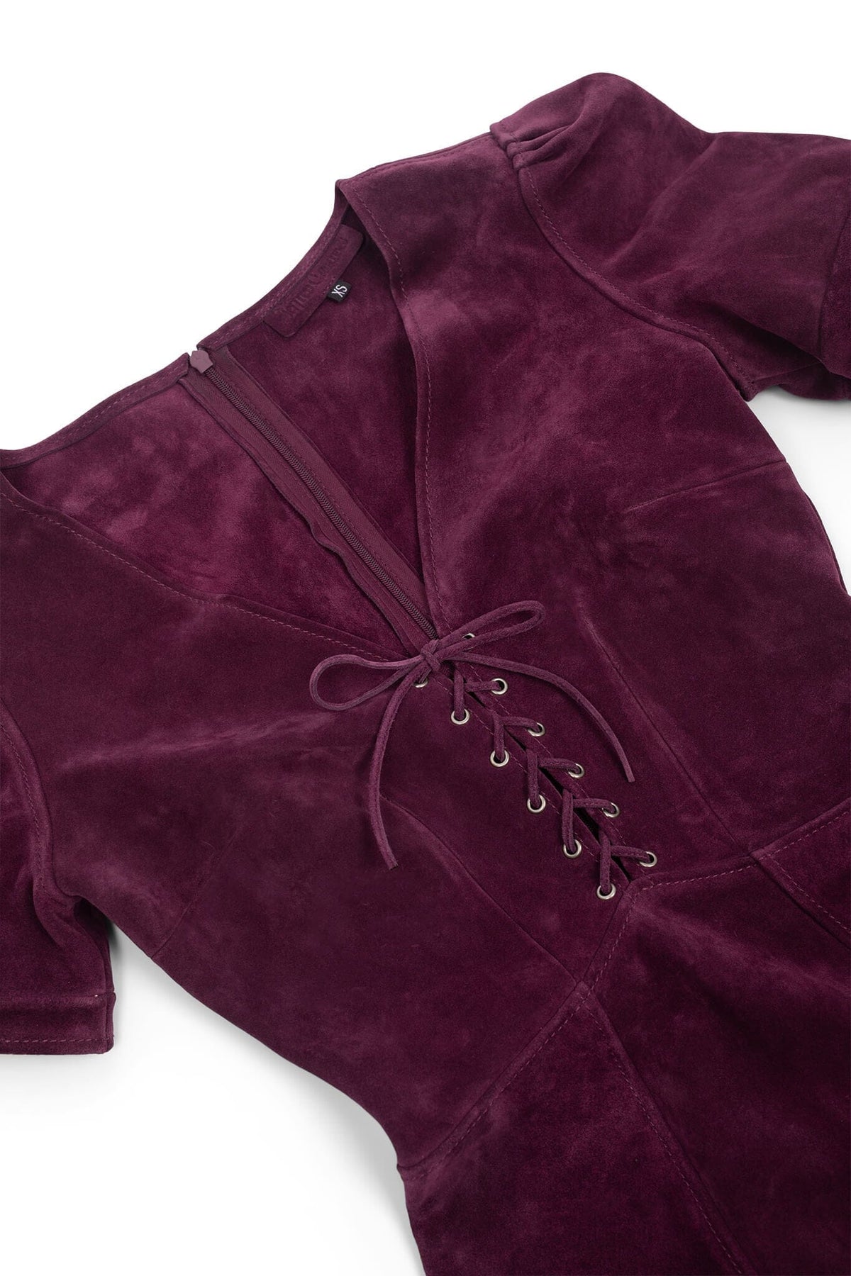 NEW-MOON DRESS Jeffrey Campbell Suede Dress Wine Suede