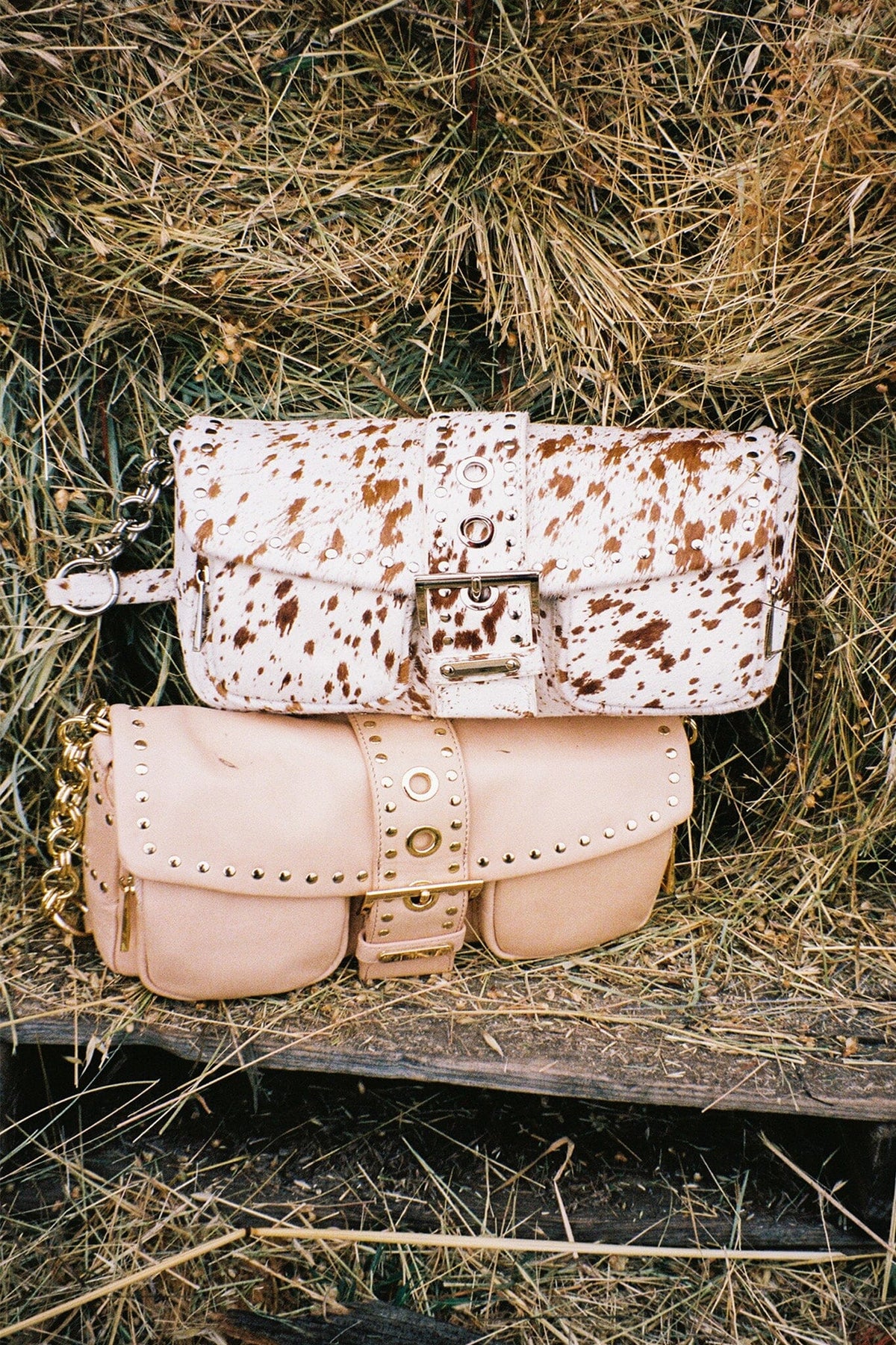 NIGHT-OUT Jeffrey Campbell Shoulder Bag Natural 