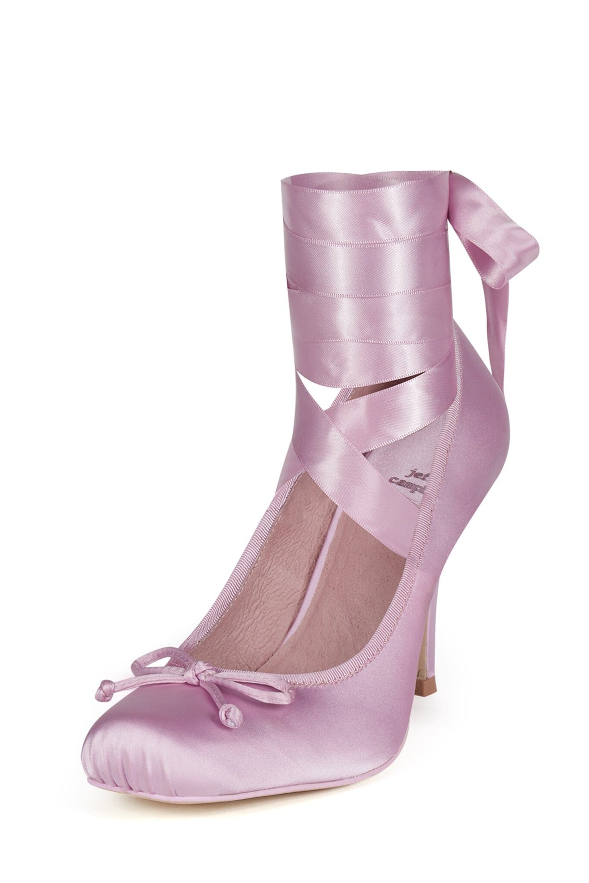 NYMPHA Jeffrey Campbell Stiletto Heel Lilac Satin
_hover