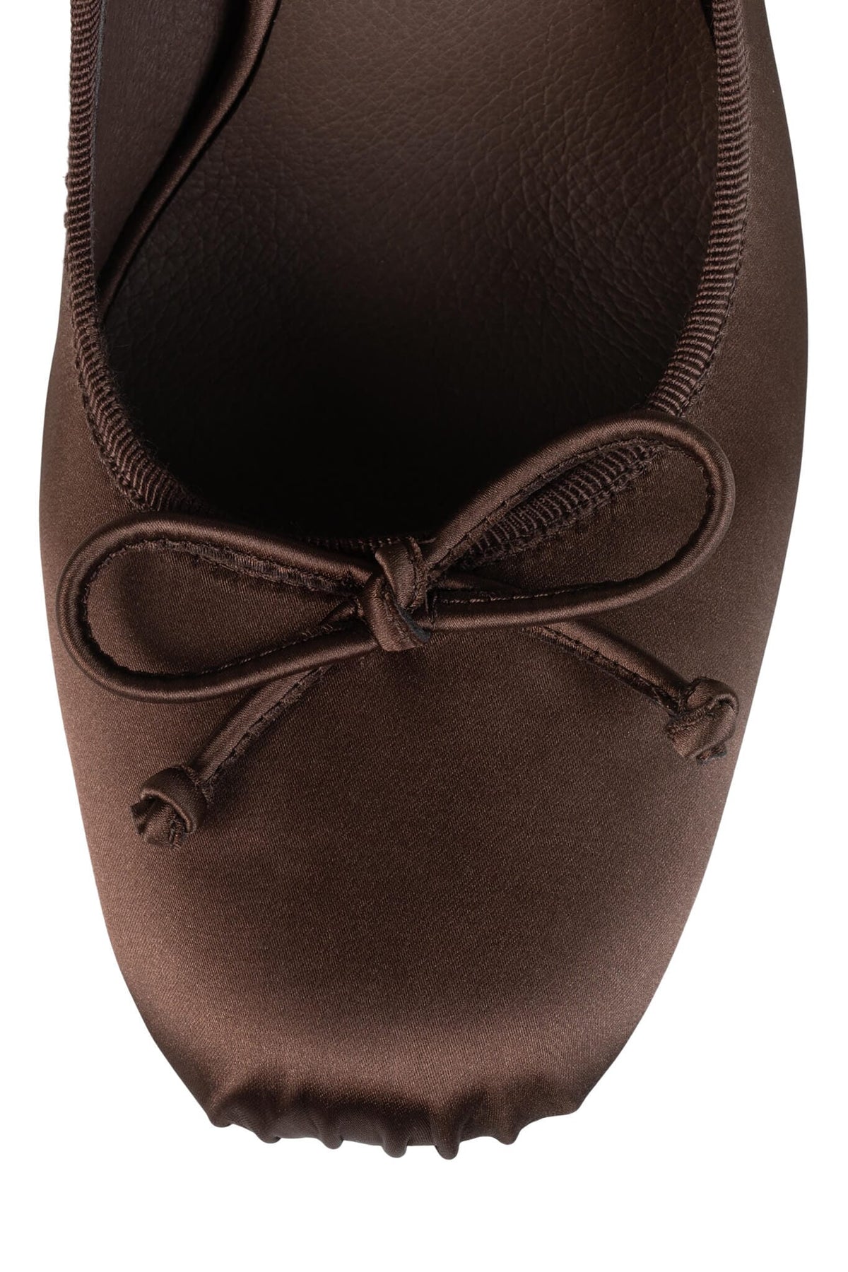 NYMPHA Jeffrey Campbell Stiletto Heel Brown Satin