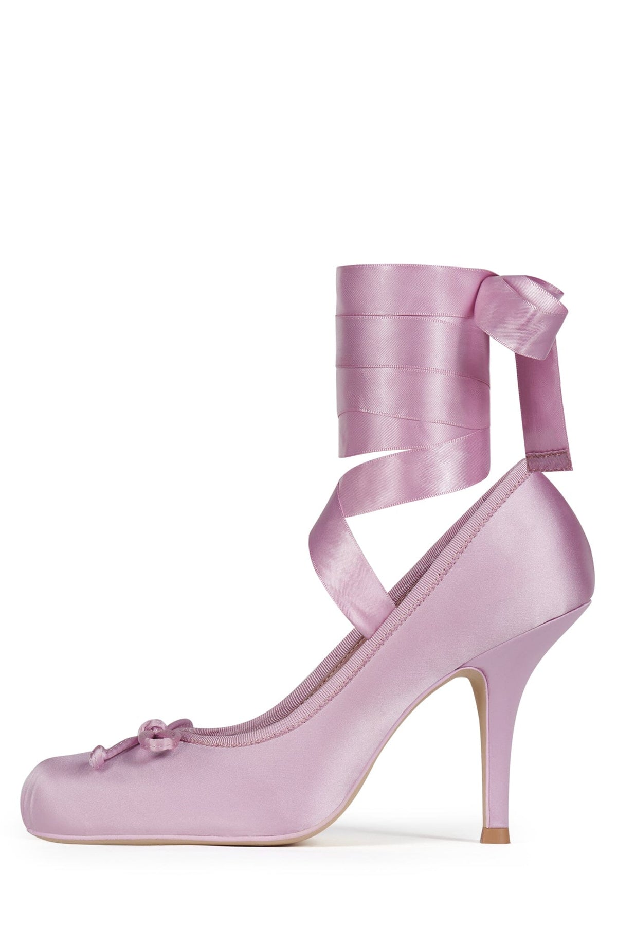 NYMPHA Jeffrey Campbell Stiletto Heel Lilac Satin