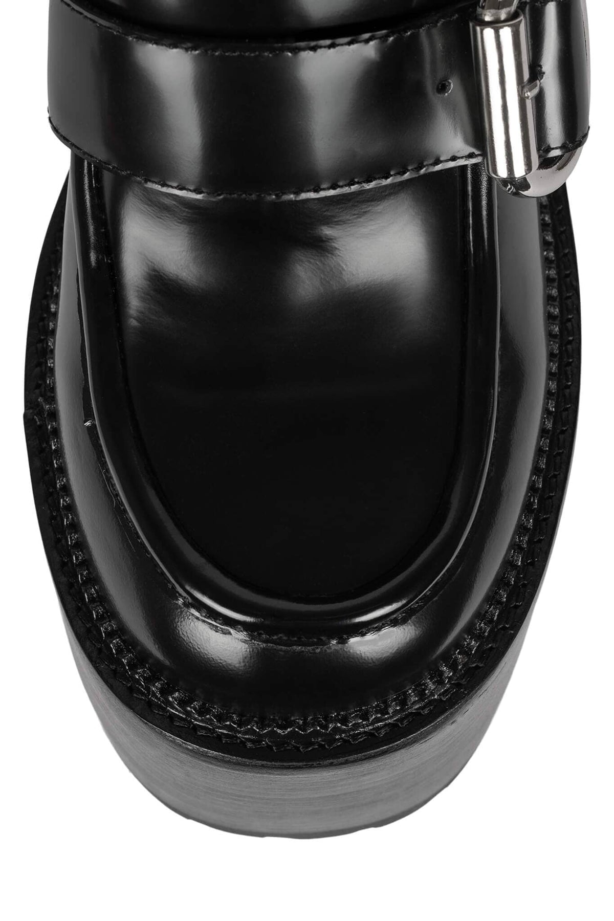 OFFSET Jeffrey Campbell Heeled Loafer Black