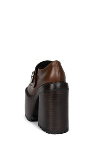 OFFSET Jeffrey Campbell Heeled Loafer Brown