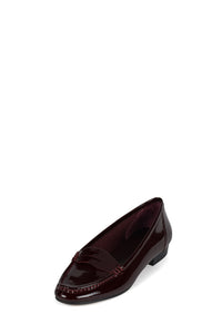 OLD-SOUL Jeffrey Campbell Loafer Dark Wine Crinkle Patent
_hover
