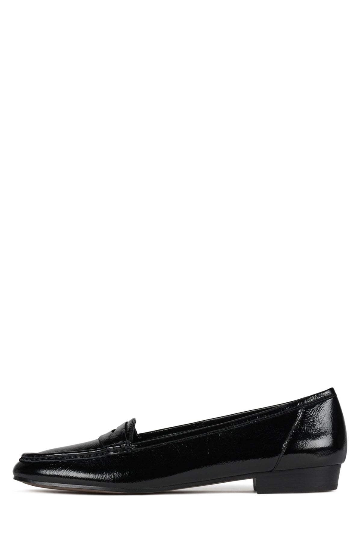 OLD-SOUL Jeffrey Campbell Loafer Black Crinkle Patent