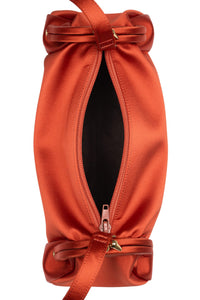 ON-SUNSET Shoulder Bag Orange Satin Gold