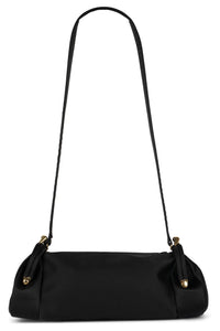 ON-SUNSET Shoulder Bag Black Satin Gold 