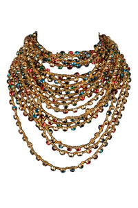 OPULENCE CHOKER Jeffrey Campbell Choker Gold Multi 