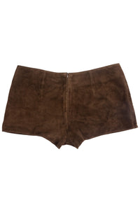 OUT-WEST SHORTS Jeffrey Campbell Shorts Espresso Suede
