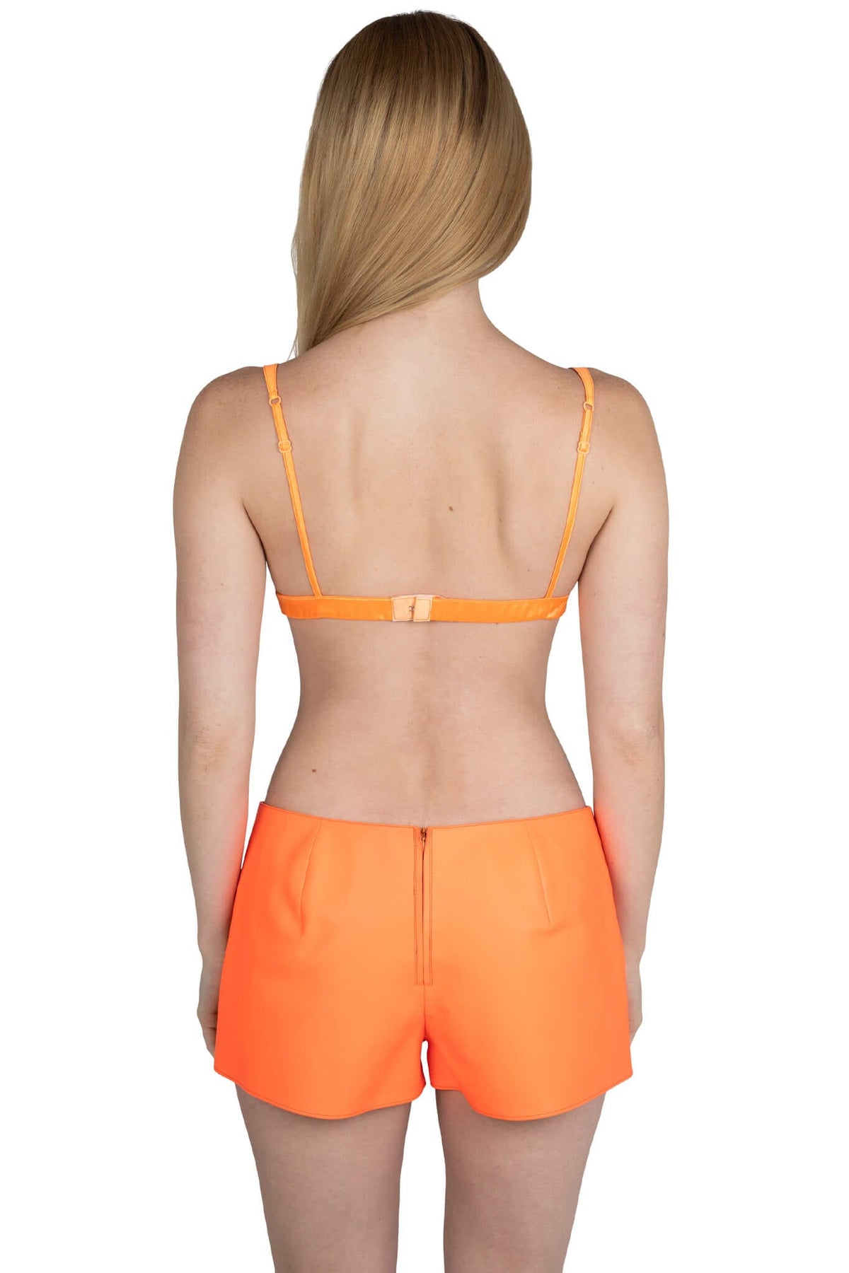 OUT-WEST SHORTS Jeffrey Campbell Shorts Orange Neon 4