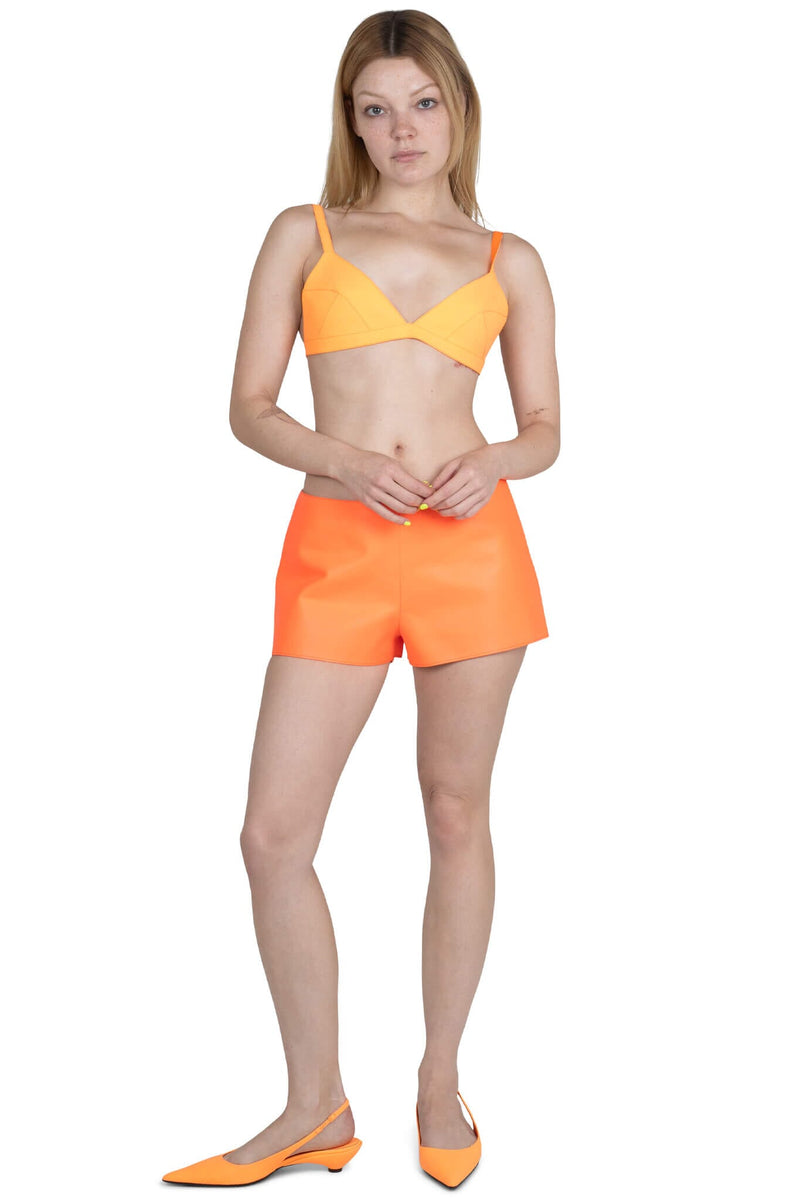 OUT-WEST SHORTS Jeffrey Campbell Shorts Orange Neon_hover
