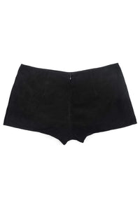 OUT-WEST SHORTS Jeffrey Campbell Shorts Black Suede