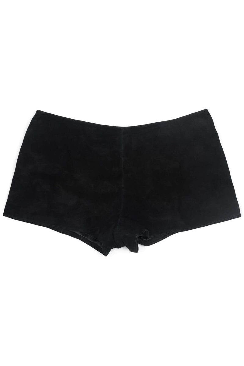 OUT-WEST SHORTS Jeffrey Campbell Shorts Black Suede