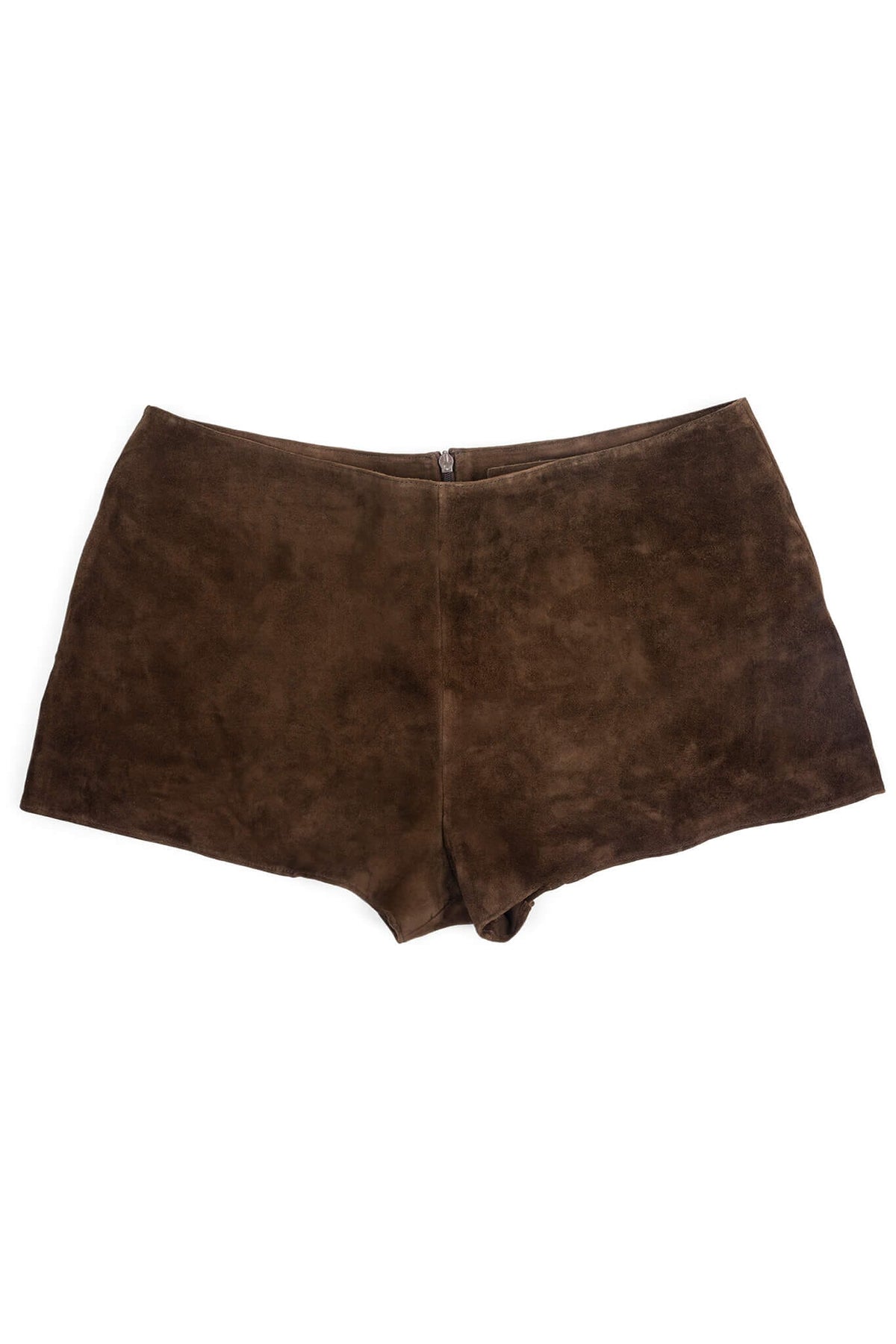 OUT-WEST SHORTS Jeffrey Campbell Shorts Espresso Suede _hover