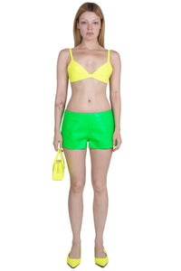 OUT-WEST Jeffrey Campbell Shorts Green Neon