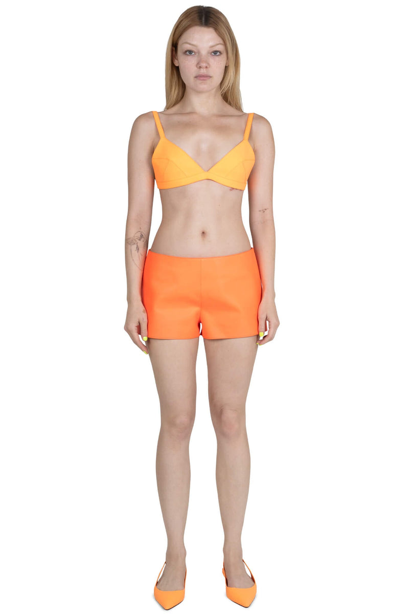 OUT-WEST SHORTS Jeffrey Campbell Shorts Orange Neon 2