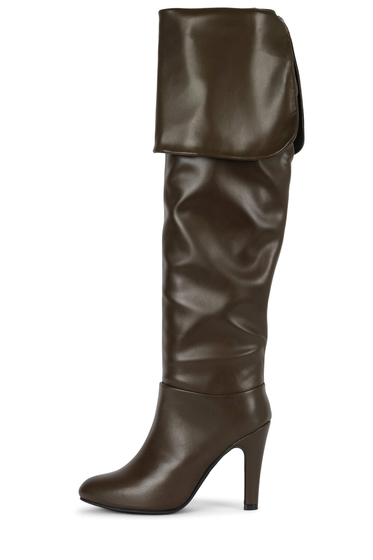 OVERLOOK-2 Jeffrey Campbell Over-The-Knee Boot Khaki