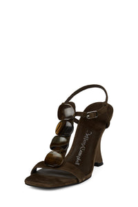 PALMA Jeffrey Campbell Wedge Sandal Espresso Suede
_hover