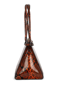 PALOMINO Jeffrey Campbell Shoulder Bag Orange Python