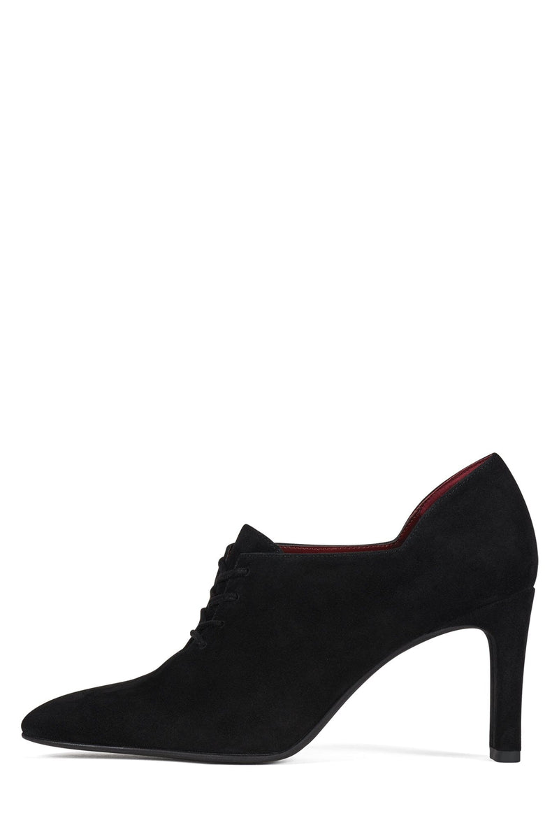 PANTOMIME Jeffrey Campbell Oxford Pump Black Suede
