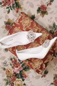 PARLIAMENT Jeffrey Campbell High-Heels White Satin