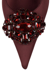 PARLIAMENT Jeffrey Campbell High-Heels Red Satin