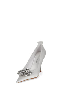 PARLIAMENT Jeffrey Campbell High-Heels White Satin
_hover