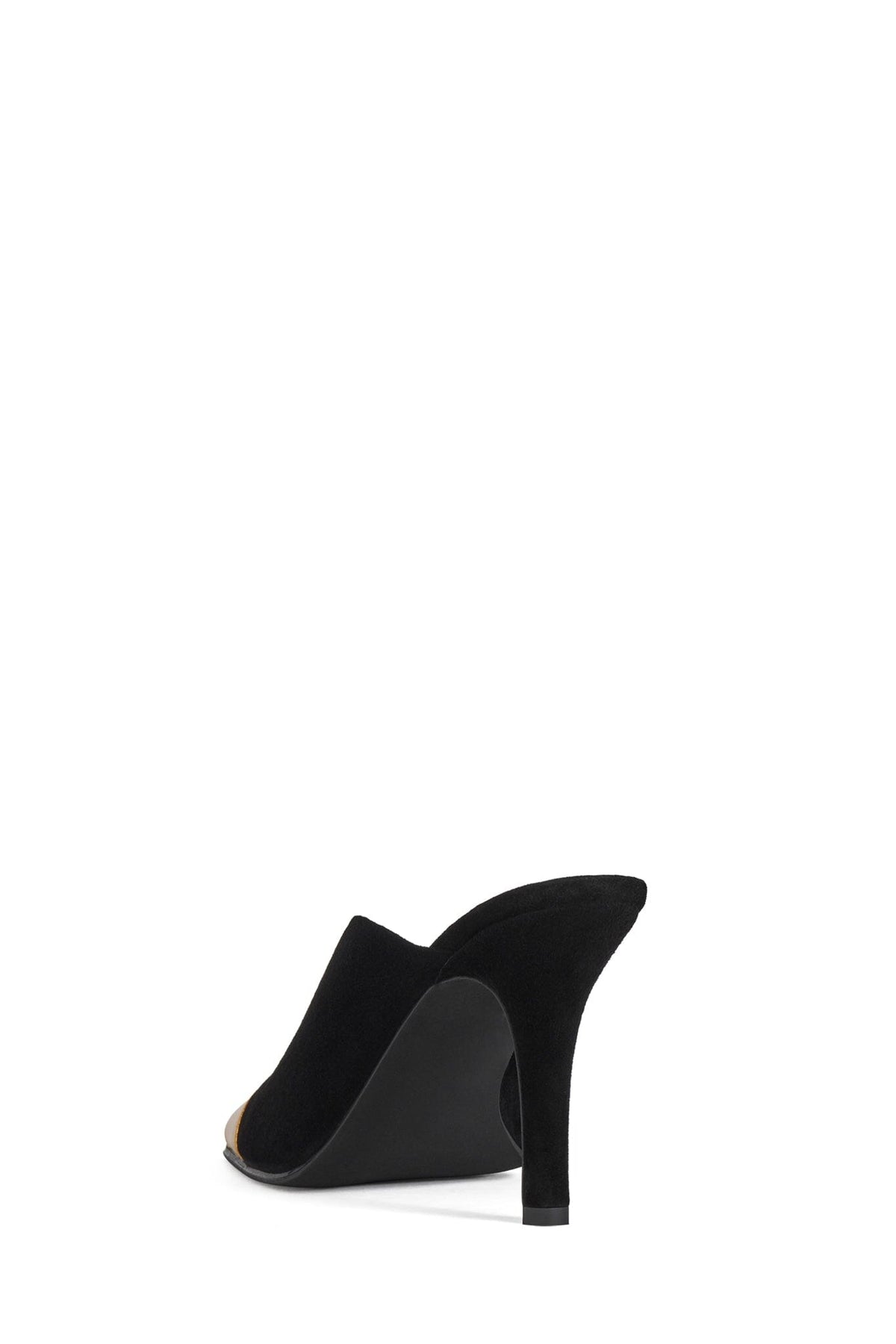 PASSAGE Jeffrey Campbell Heeled Sandal Black Gold Combo 