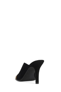 PASSAGE Jeffrey Campbell Heeled Sandal Black Gold Combo 
