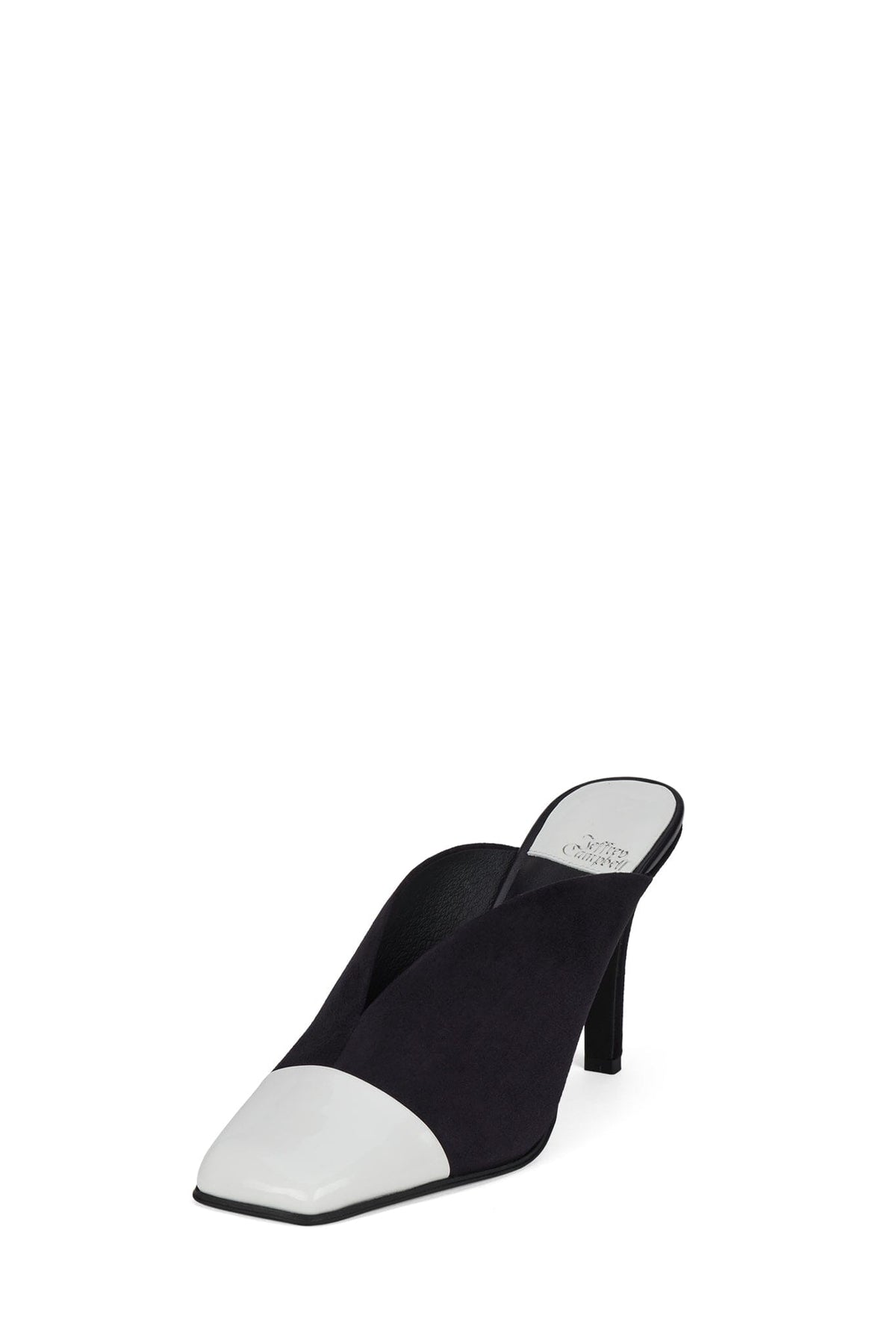 PASSAGE Jeffrey Campbell Heeled Sandal Navy White Combo _hover