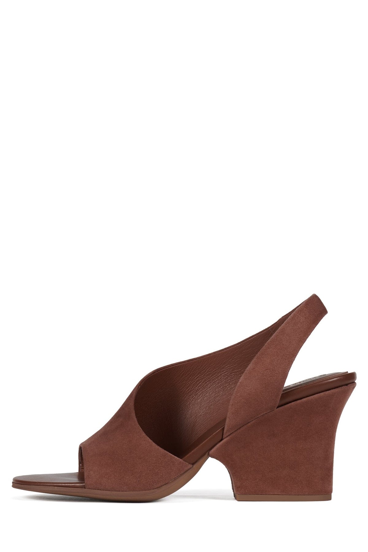 PASTICHE Jeffrey Campbell Slingback Sandal Dusty Red Suede