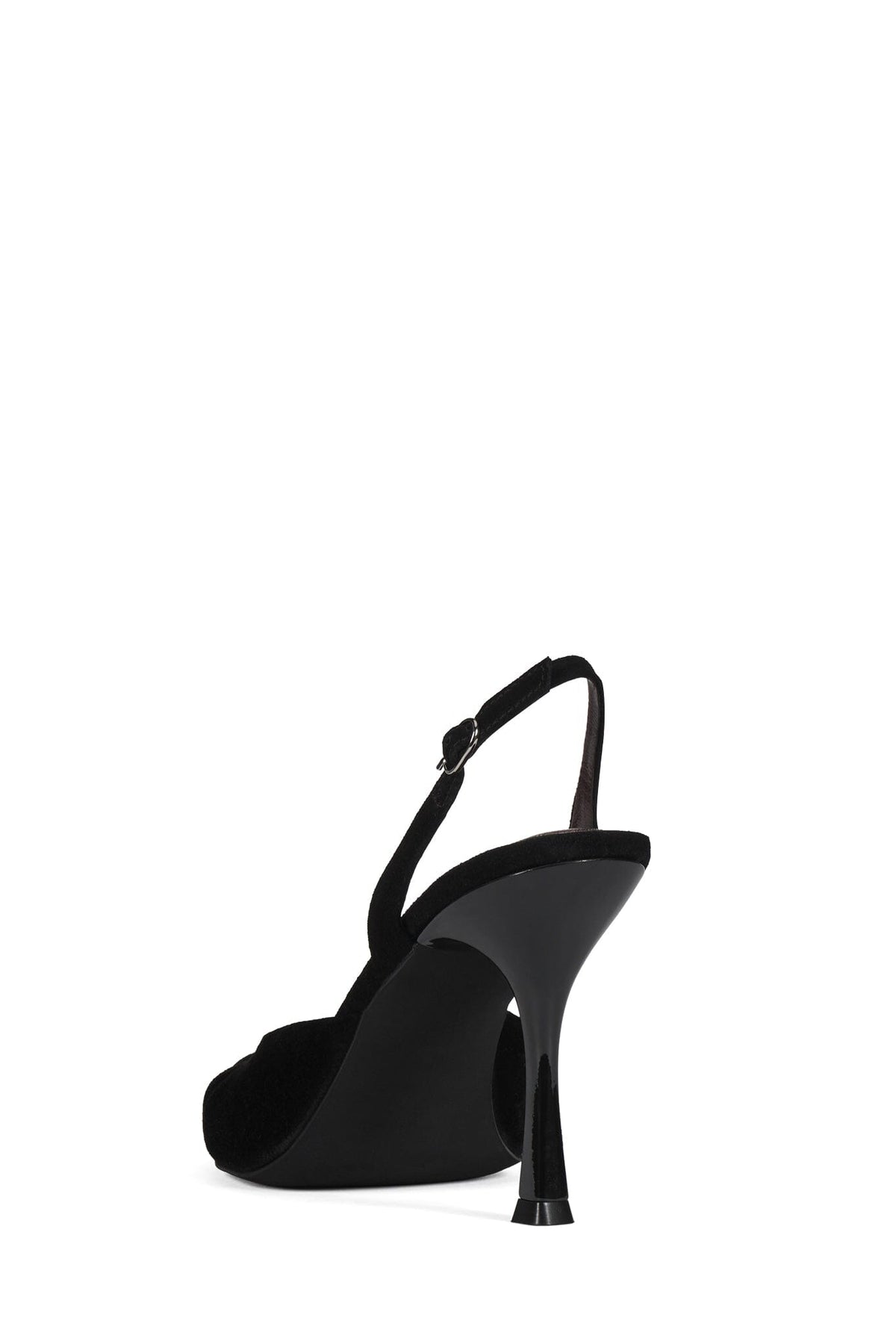 PAWS Jeffrey Campbell Heeled Sandal Black Suede