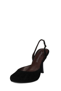 PAWS Jeffrey Campbell Heeled Sandal Black Suede _hover