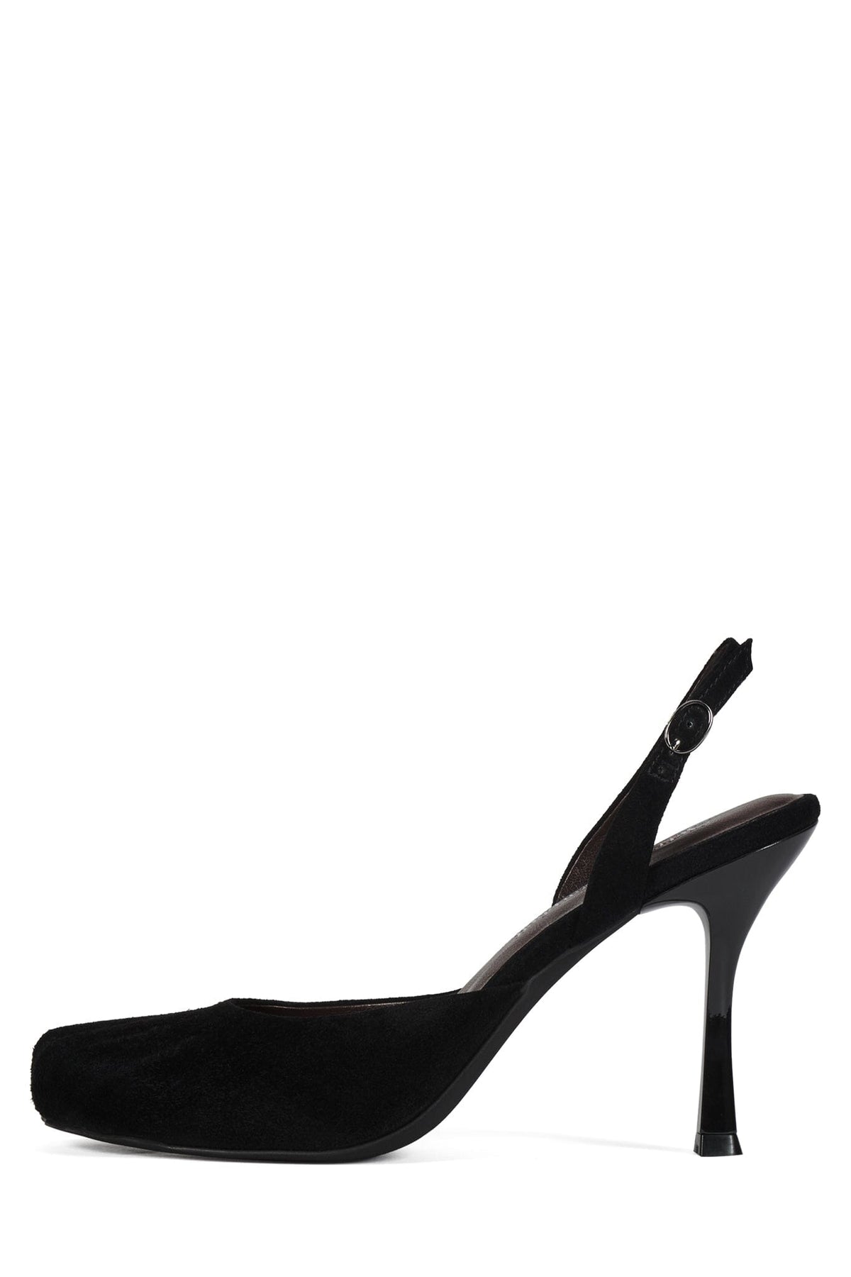 PAWS Jeffrey Campbell Heeled Sandal Black Suede 