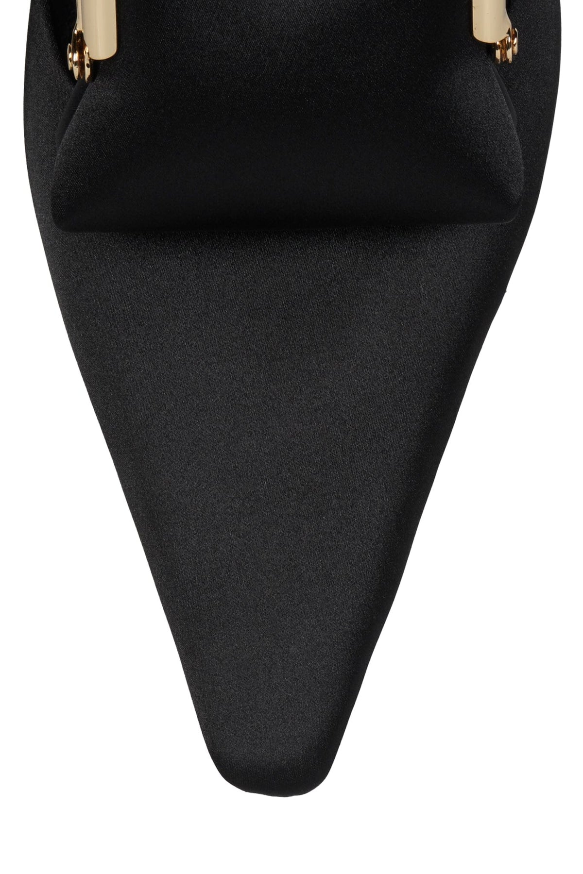 PAY-ME Jeffrey Campbell Slingback Wedge Black Satin Combo