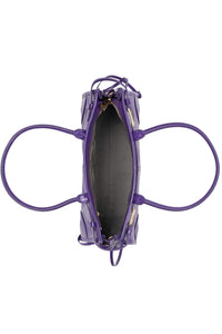 PESKY Jeffrey Campbell Shoulder Bag Purple Crinkle Patent