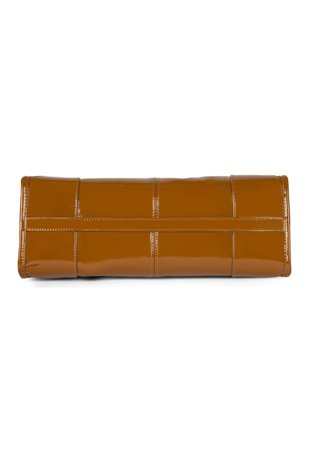 PESKY Jeffrey Campbell Shoulder Bag Tan Crinkle Patent