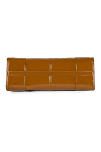 PESKY Jeffrey Campbell Shoulder Bag Tan Crinkle Patent