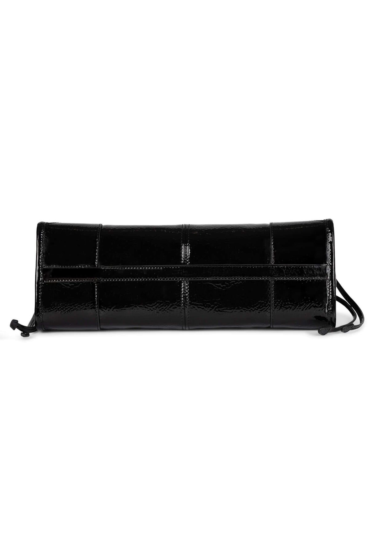 PESKY Jeffrey Campbell Shoulder Bag Black Crinkle Patent