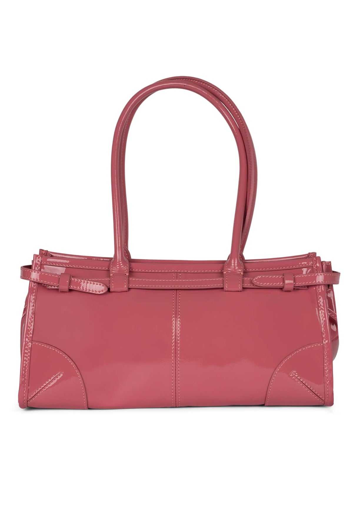 PESKY Jeffrey Campbell Shoulder Bag Pink Crinkle Patent