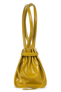 PESKY Jeffrey Campbell Shoulder Bag Chartreuse Crinkle Patent 
 _hover