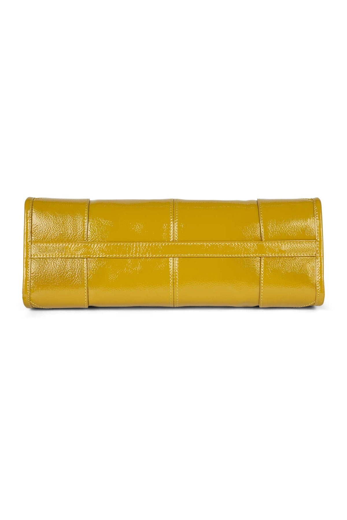 PESKY Jeffrey Campbell Shoulder Bag Chartreuse Crinkle Patent 