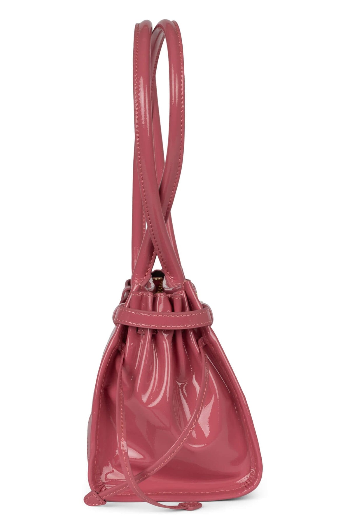 PESKY Jeffrey Campbell Shoulder Bag Pink Crinkle Patent