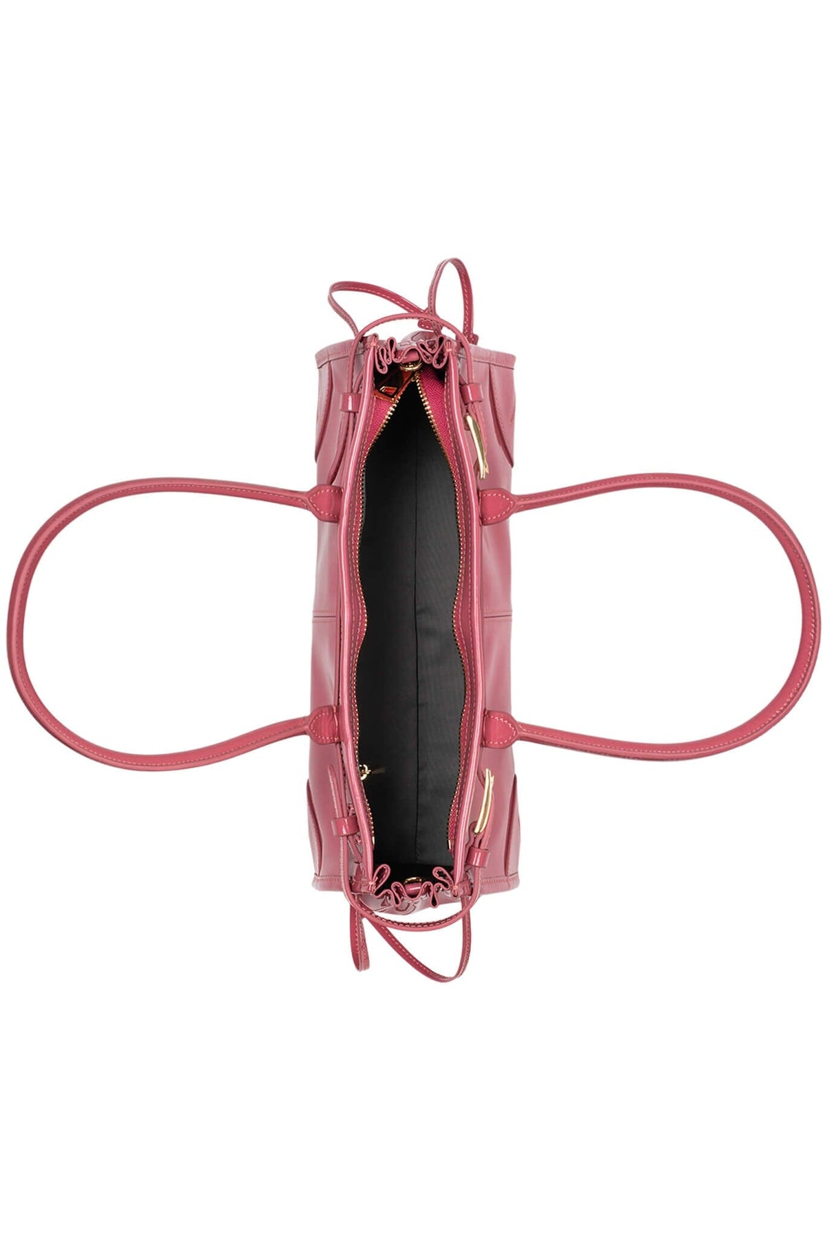 PESKY Jeffrey Campbell Shoulder Bag Pink Crinkle Patent