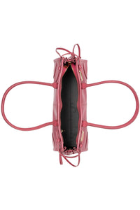 PESKY Jeffrey Campbell Shoulder Bag Pink Crinkle Patent