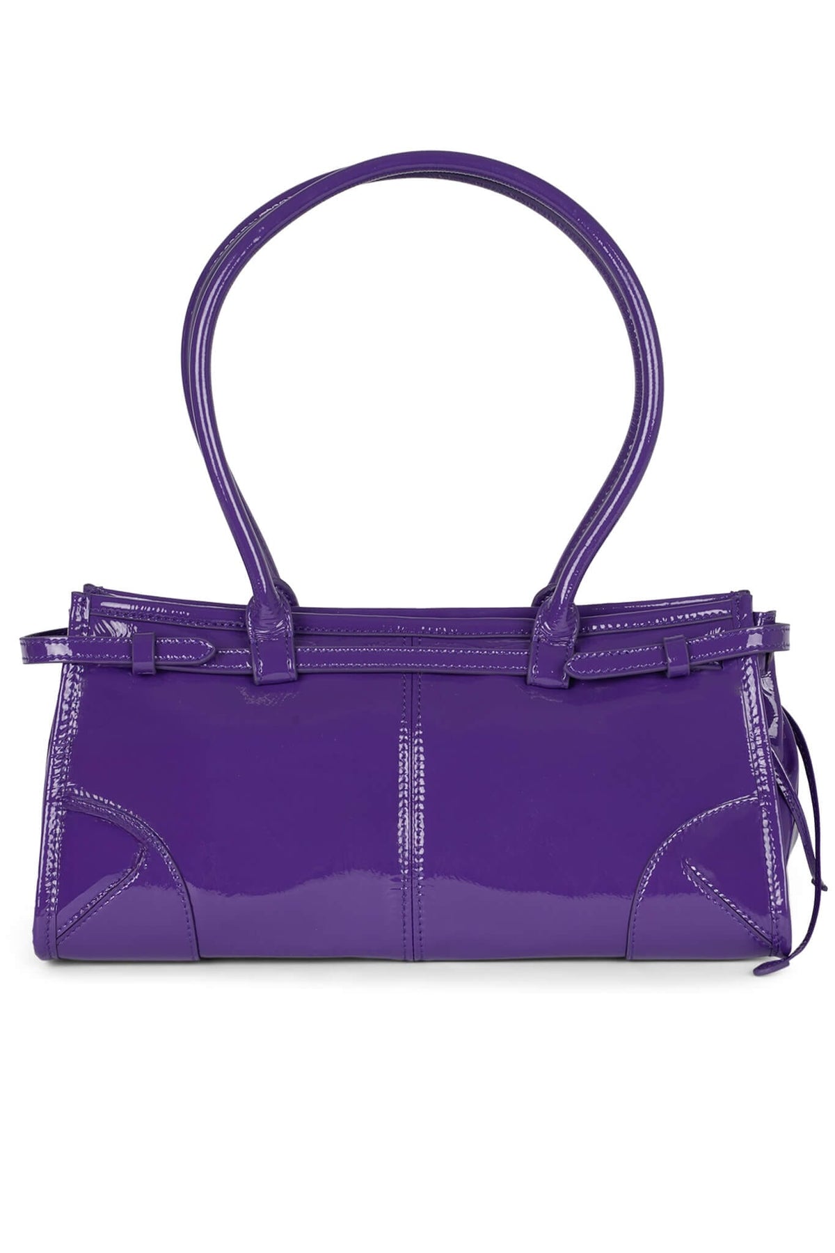 PESKY Jeffrey Campbell Shoulder Bag Purple Crinkle Patent
