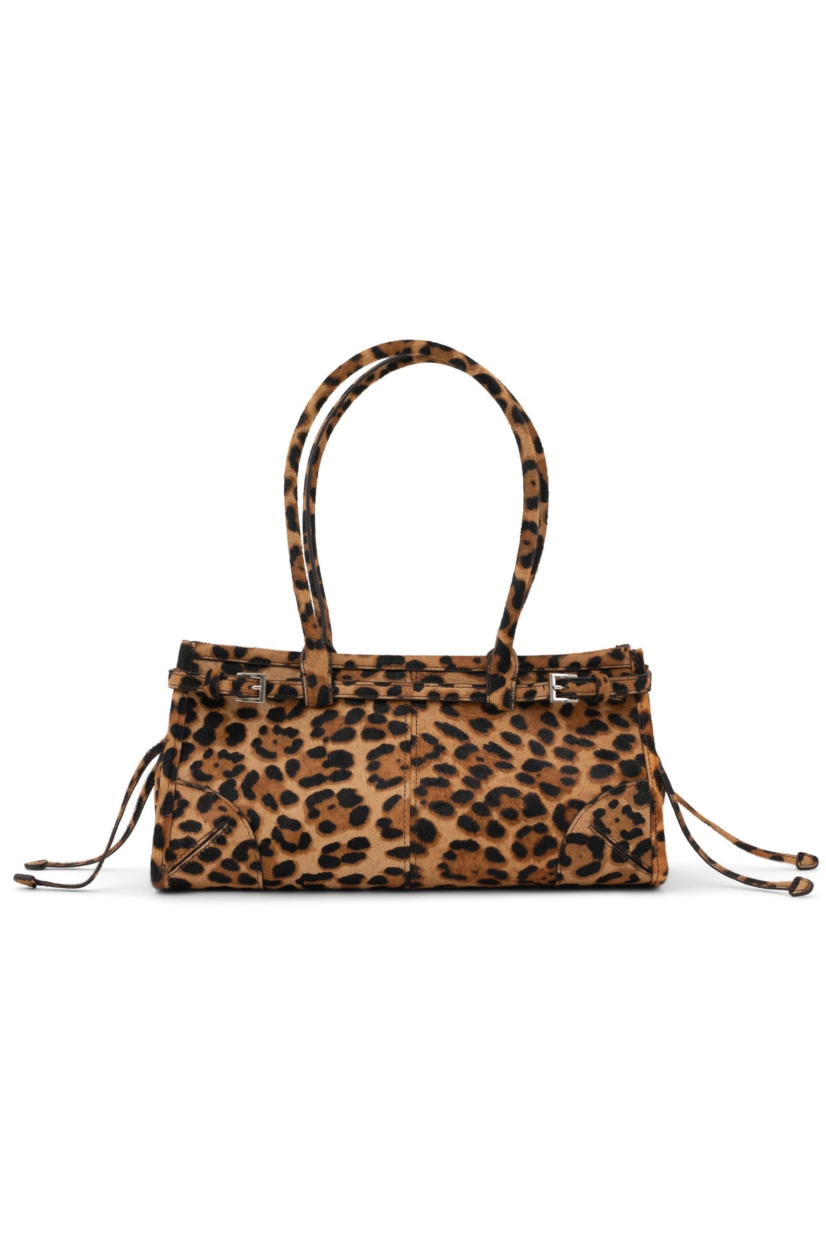 PESKY-F Jeffrey Campbell Shoulder Bag Tan Brown Cheetah 