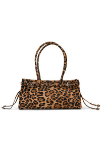 PESKY-F Jeffrey Campbell Shoulder Bag Tan Brown Cheetah 
