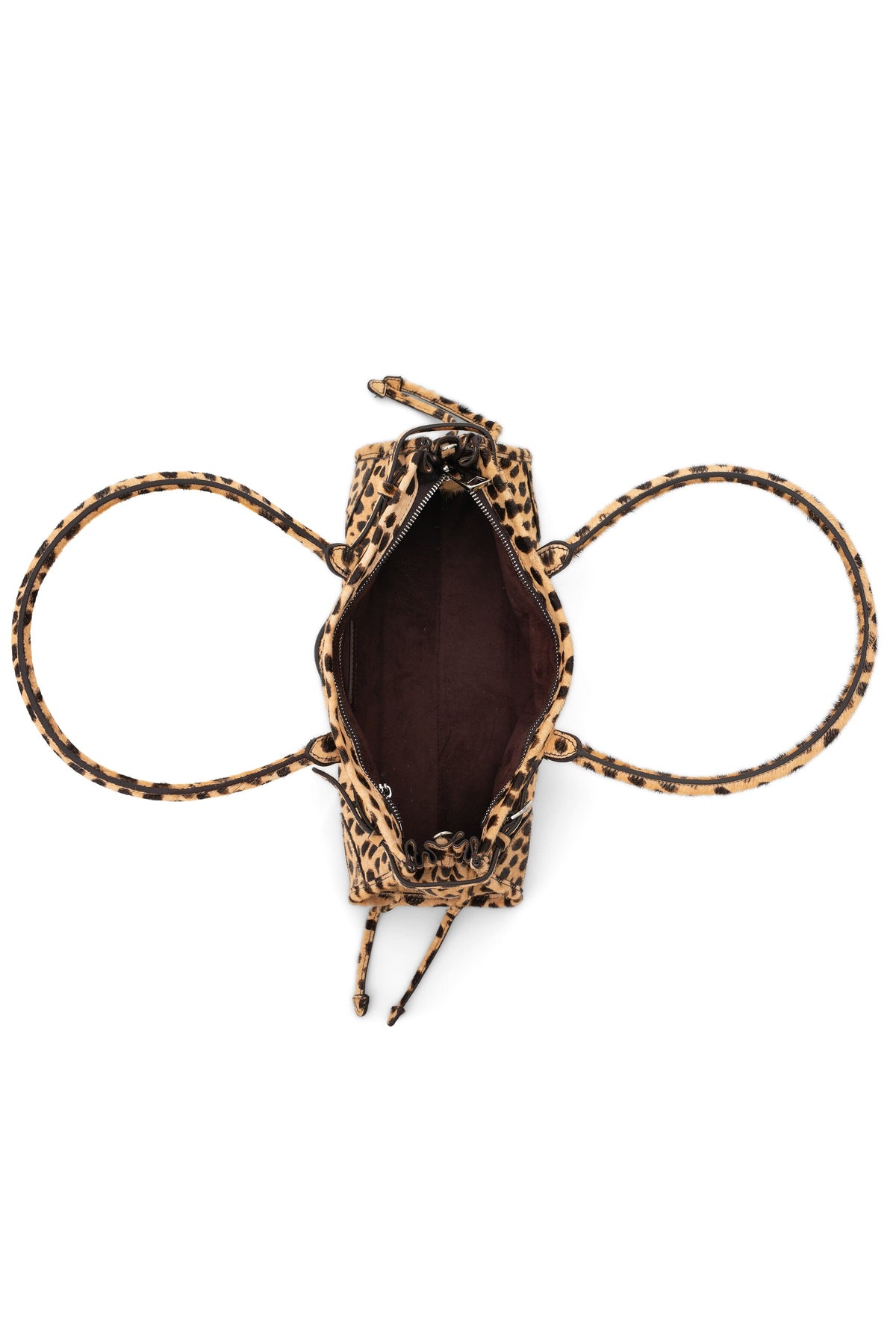 PESKY-F Jeffrey Campbell Shoulder Bag Beige Brown Spot