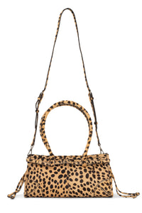 PESKY-F Jeffrey Campbell Shoulder Bag Beige Brown Spot